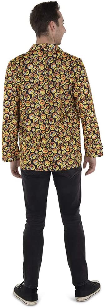 Dress Up America Adult Assorted Face Jacket - Assorted Face Jacket for Dress Up Set and Role Play, Multicolor (Multi Color), S Short - Image 2