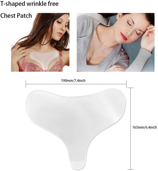 8 Pcs Reusable Silicone Anti Wrinkle Pad Set, Includes Decollete Chest Pad Neck Patch Eye Patches for Prevent and Eliminate Wrinkles - Image 2