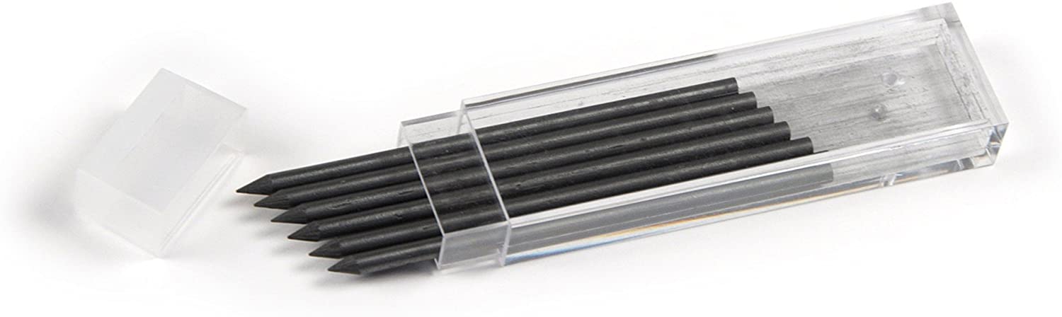 KOH-I-NOOR Graphite Leads for 3.8mm Diameter 90mm HB Mechanical Pencil, Gray