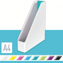 Leitz WOW Magazine File Dual Colour, Ice Blue