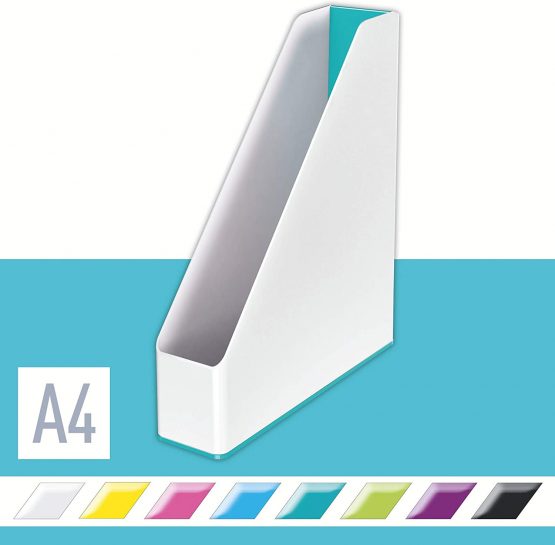 Leitz WOW Magazine File Dual Colour, Ice Blue