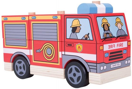 Bigjigs Toys Stacking Fire Engine
