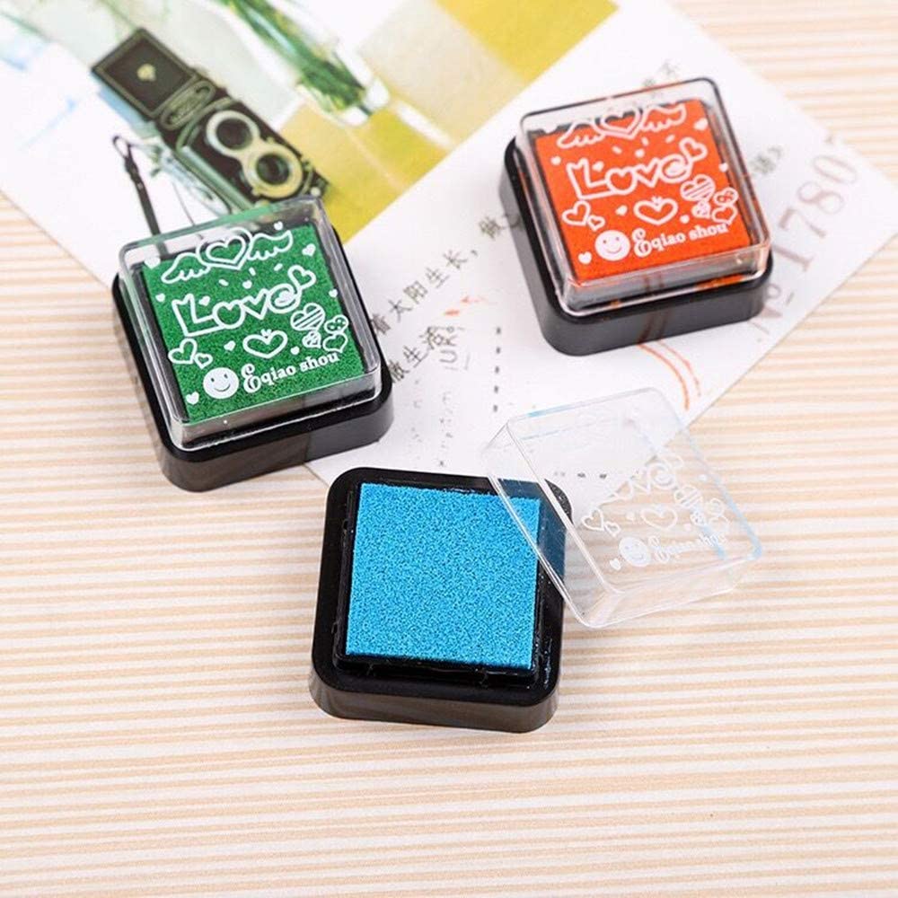 Yongbest Ink Pad Set,24 Colors Fingerprint Ink pad NonToxic Finger