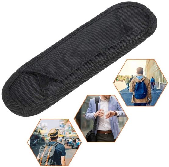 VIFERR Shoulder Strap Pad,Long Durable Bag Strap Pad Padded Shoulder Replacement Black for Camera Backpack Guitar