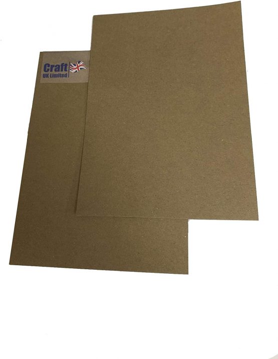 Craft UK 2342 A3 Kraft Recycled Card - Brown 50 sheets 280 gsm