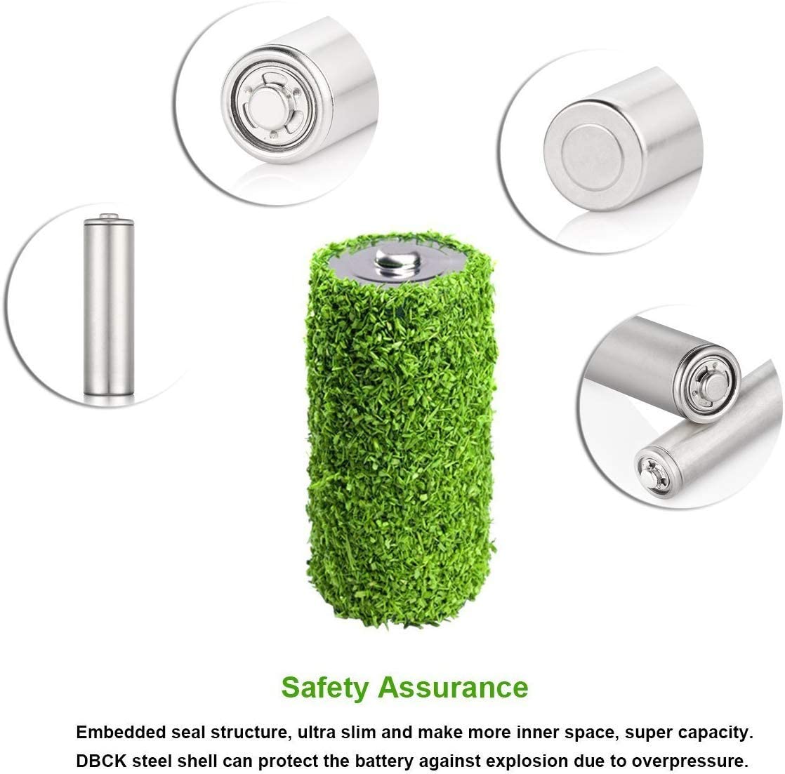 EBL 2800mAh Ni-MH Rechargeable AA Batteries - 20 Counts High Capacity AA Battery with Batteries Storage Cases - Image 4