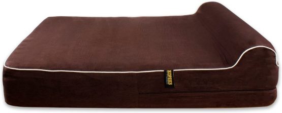 KOPEKS Dog Bed Replacement Cover Memory Foam Beds Cover Only - Brown - Extra Large