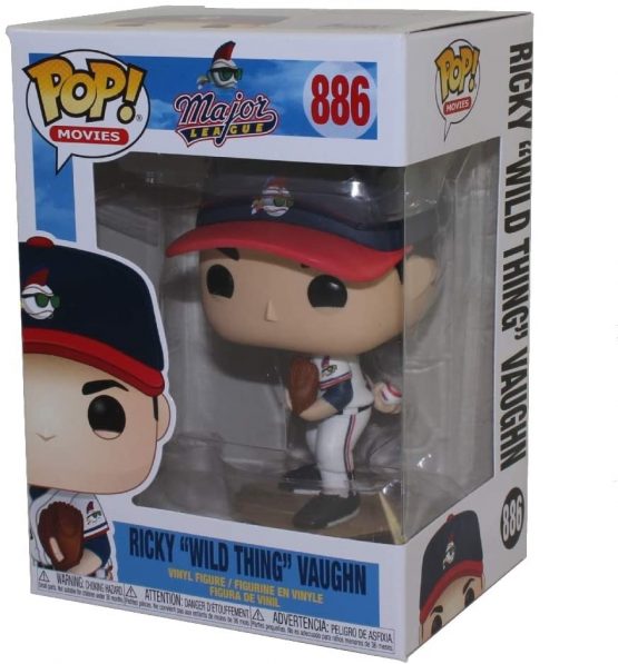 Funko 45399 POP Movies: Major League - Ricky Vaughn w/CHASE (Styles may vary) Collectible Toy, Multicolour