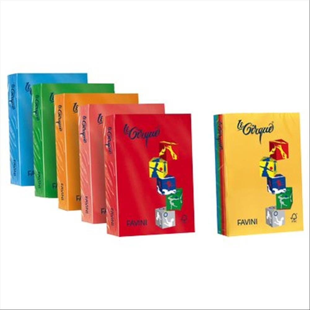 Carta colorata Le Cirque Favini Colori forti 80 g/mq Azzurro Reale A71G504 (risma500), Royal Blue