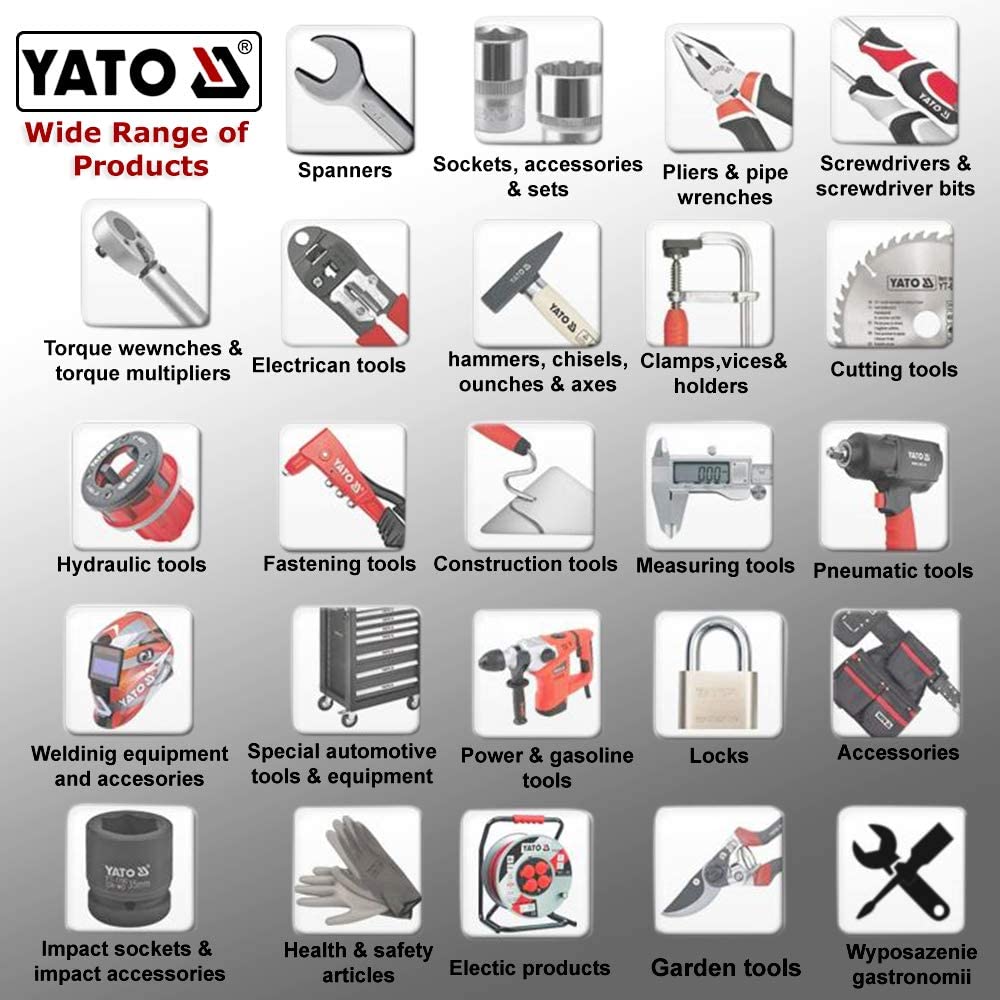 Yato yt-0413 Screwdriver Set Bit/Hex/15pcs, Variety Pack - Image 3