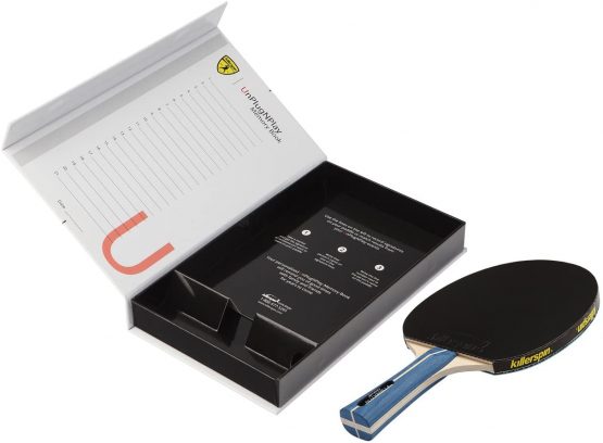 Recreational Ping Pong Paddle, Table Tennis Racket with Wood Blade, Jet Basic Rubber Grips Ping Pong Balls - Image 3