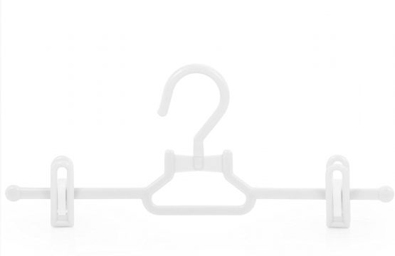 HANGERWORLD 20 White 30cm Childrens Plastic Top Coat Clothes Garment Baby Toddler Hangers. - Image 2