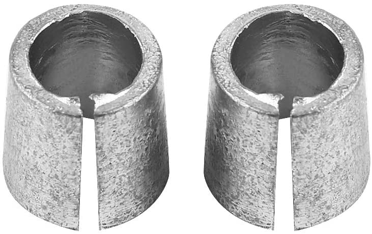 Suuonee Car Battery Terminal Converter Adapters Pair High Strength Metal Sleeves for Positive Negative Side Post Connections Secure Fit Easy Install Automotive Battery Terminal Adapter Sleeves