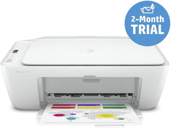 HP 5AR83B DeskJet 2710 All-in-One Printer with Wireless Printing, Instant Ink with 2 Months Trial, White - Image 2