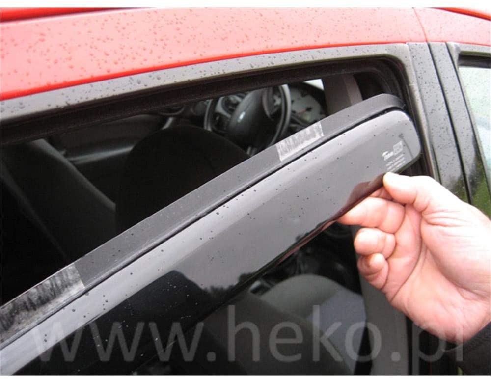 Heko 28332 Wind Deflectors, Black - Image 2