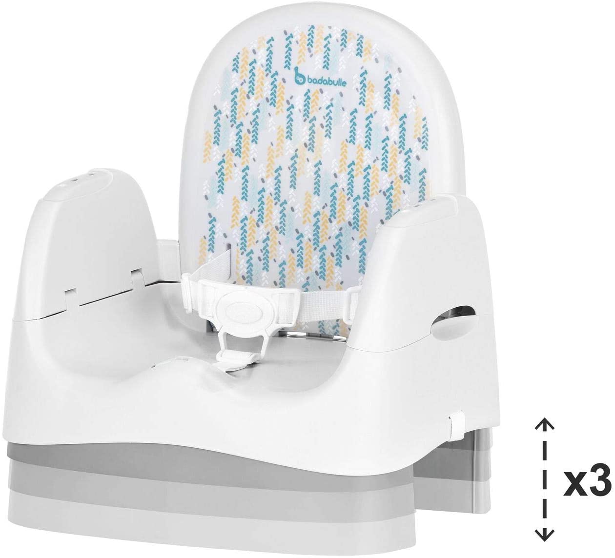 Badabulle Trendy - Booster Seat - Comfortable - Compact - Adjustable Folding - Detachable Tray - From 6 to 24/36 m - Up to 15 kg - Image 4