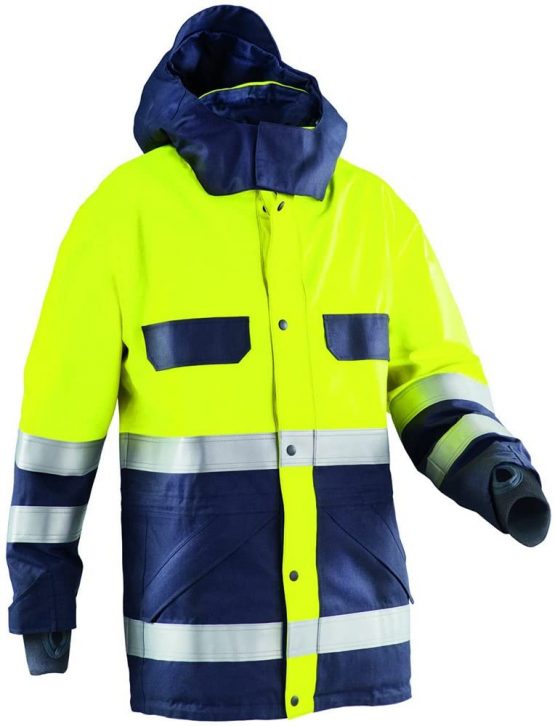 Kubler 16428337-4834-S Multisafe Weather Jacket Classiq Size S in Dark Blue/Yellow, S