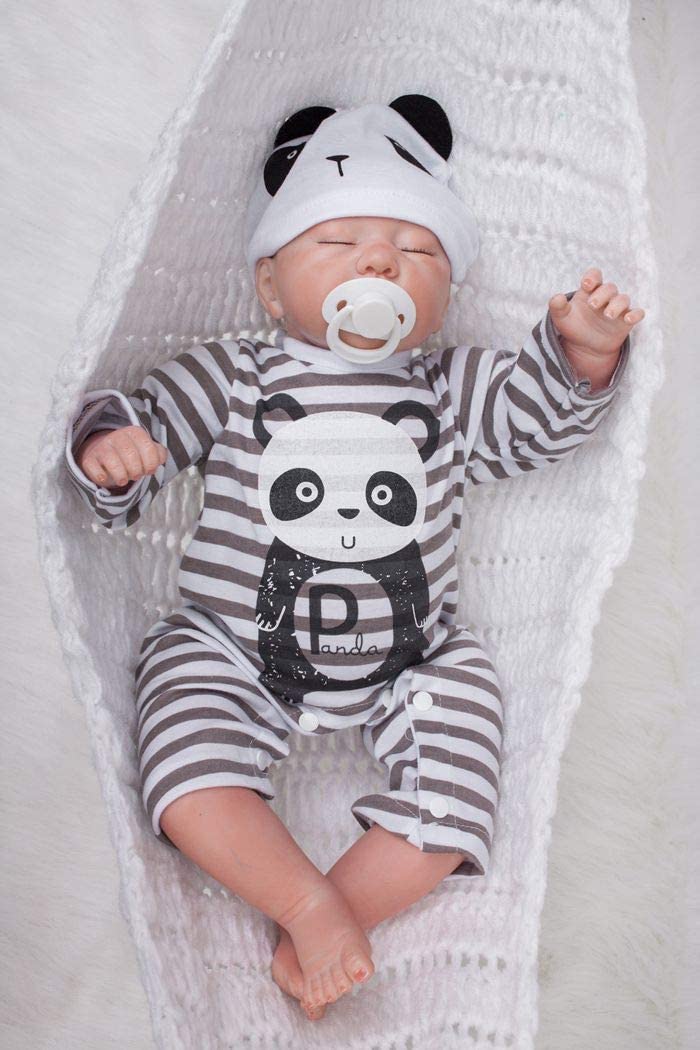 ZIYIUI Reborn Baby Dolls Boys 20 Inch 50cm Soft Silicone Vinyl Full ...