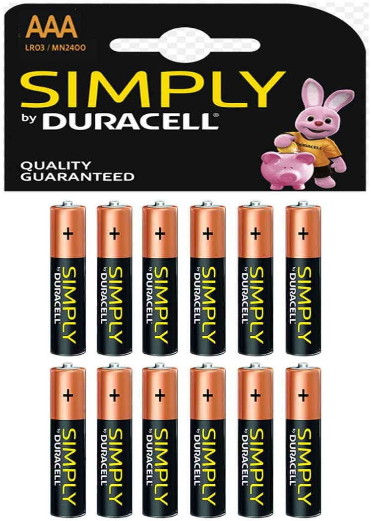 Duracell Simply AAA Batteries (Pack of 12), Assorted, 12 Count (Pack of 1) - Image 3