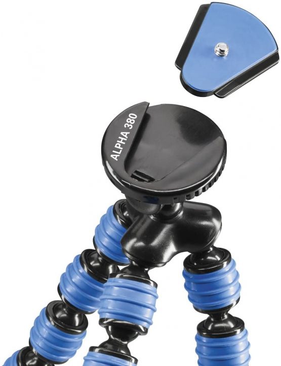 Cullmann - 50026 - Alpha 380 Versatile Mini Tripod - Blue - Image 3