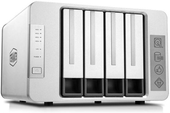 TerraMaster F2-210 2-bay NAS Quad Core Raid Enclosure Media Server Personal Cloud Storage (Diskless)