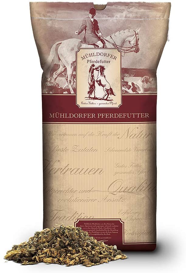 Mühldorfer IQ Active² 20 Kg – Mangime Per Cavalli Senza Cereali Ad Alta Energia, Ideale Per Prestazioni, Allevamento E Sport
