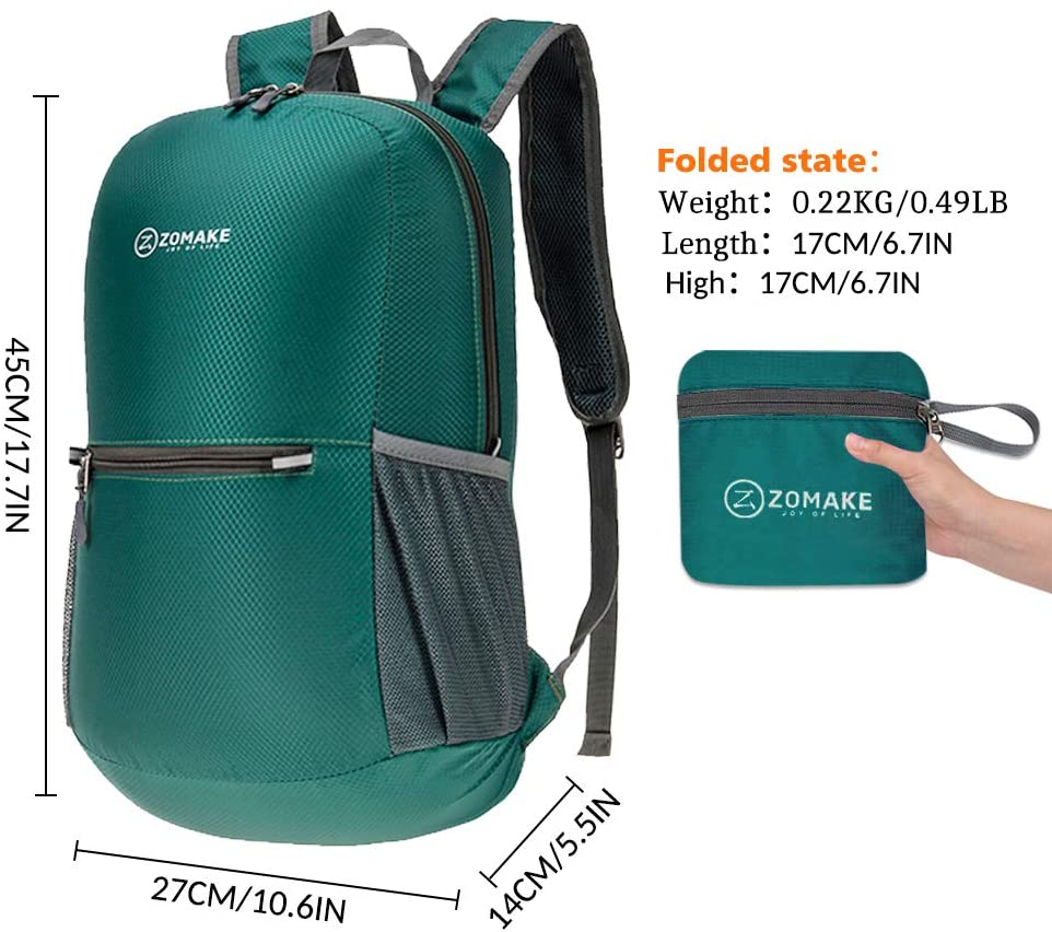 ZOMAKE Lightweight Foldable Backpack - Image 2