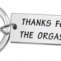 Boyfriend Gift Keyring Valentines Gift for Women Men Husband Gifts Girlfriend Gifts Anniversary Funny Couples Gifts Thanks for All The Orgasms (Thanks for All The Orgasms)