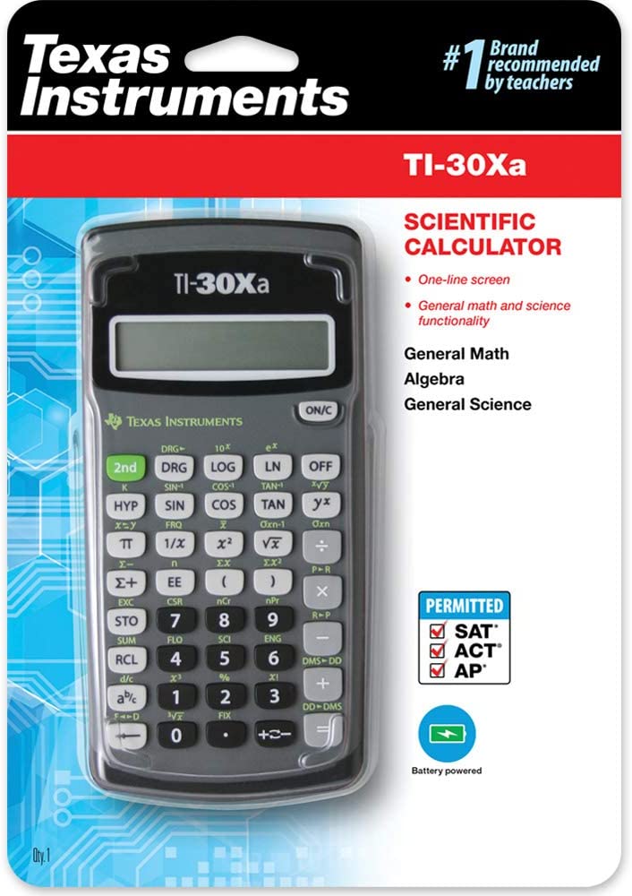 Texas TI30XA Scientific calculator, grey, 1-Pack - Image 3