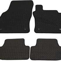 JVL 2996R Fully Tailored Rubber Car Mat, Set of 4, Black