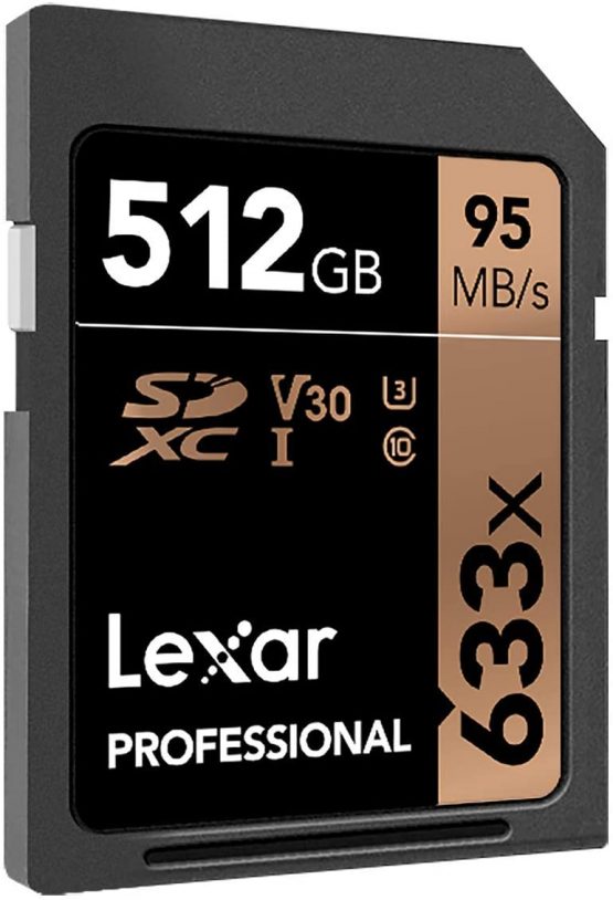 Lexar Professional 633x 512GB SDXC UHS-I Card, Up To 95MB/s Read, for Mid-Range DSLR, HD Camcorder, 3D Cameras (LSD512CBEU633) - Image 2