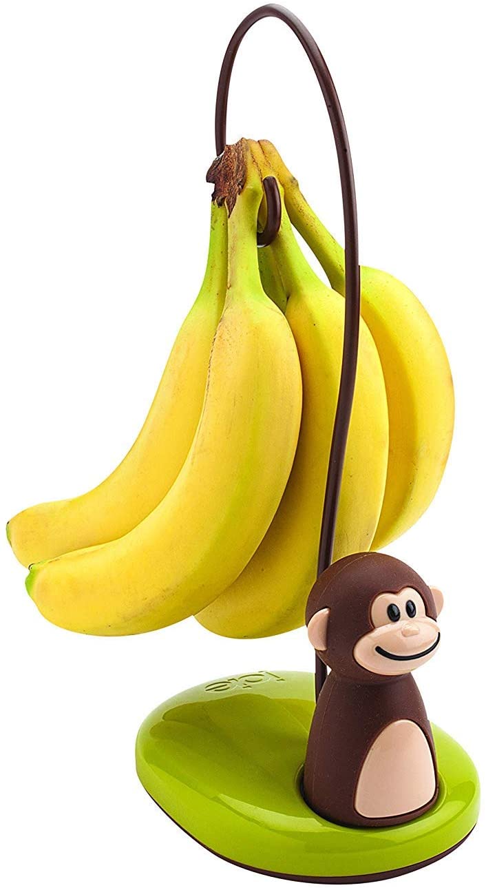 Joie Kitchen Gadgets Monkey Banana Tree Stand - Fun Banana Holder to Prevent Bruising & Promote Even Ripening, Multi-Colour
