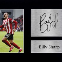 HWC Trading Billy Sharp Sheffield United Sheff Utd Gifts Printed Signed Autograph Picture for Fans and Supporters - A4