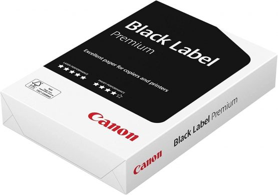 Canon Black Label Premium FSC A4 80gsm (5 x pack 500 sheets) White Copier, Laser, Inkjet Paper, 96603554 - Image 4