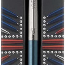 Parker Jotter Ballpoint Pen | Waterloo Blue | Medium Point Blue Ink