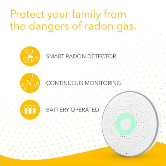 Airthings 2950 Wave Radon - Smart Radon Gas Detector, Free App & Dashboard, Humidity and Temp, Accurate, No Lab Fees, Battery-operated, Bluetooth, Works With Google Assistant, Amazon Alexa - Image 4