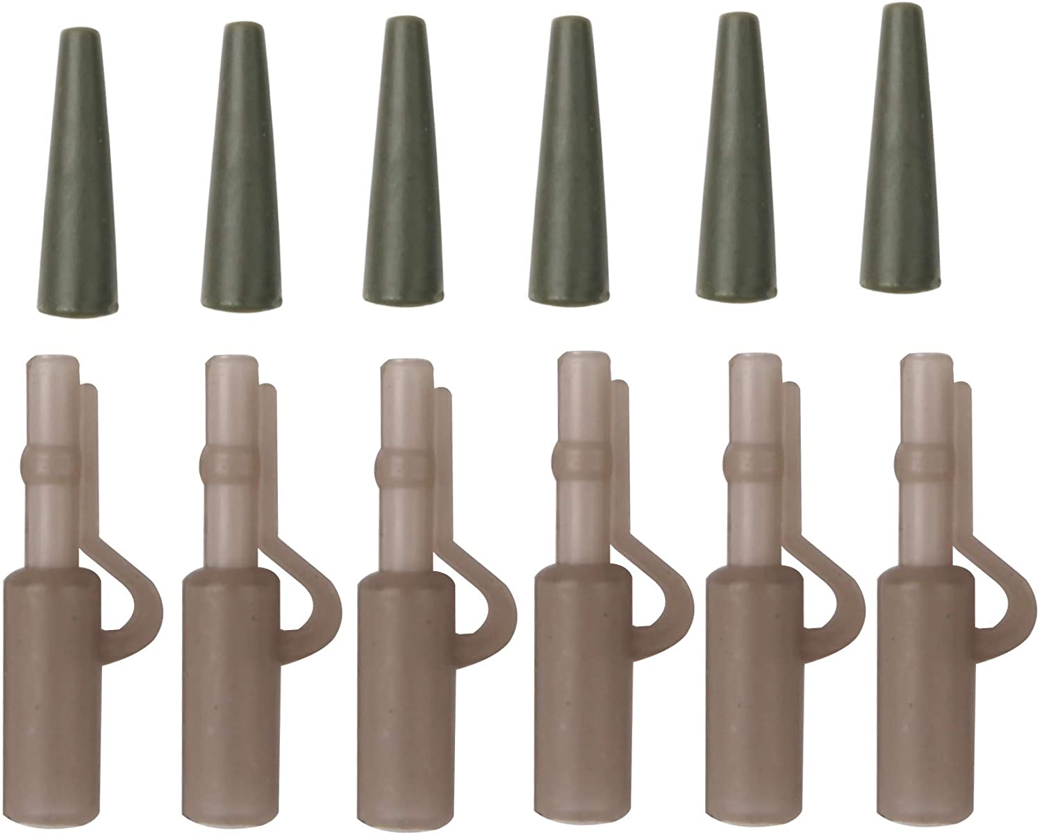 32pcs Carp Fishing Leader-Clips Bait Making Leader Rigs Quick Change Swivels 2M Rubber Tube Sleeves for Carp Hair Rigs Fishing Terminal Tackle - Image 3