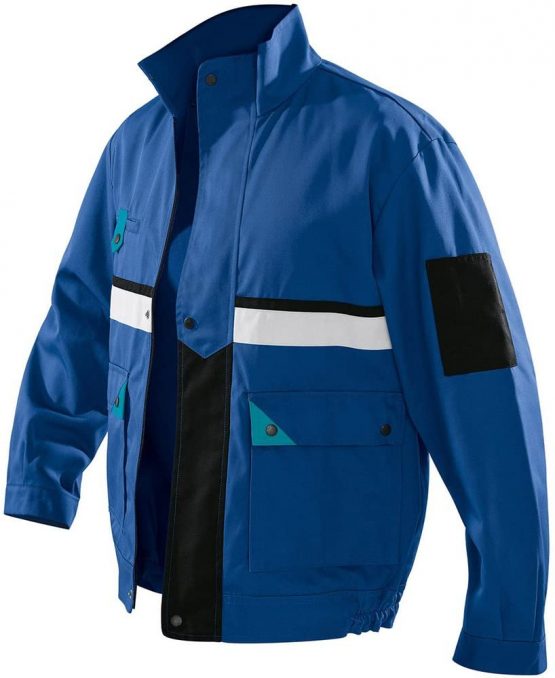 Kubler 11135803-4665-58 Jacket Classiq Brand X Size 58 in Cornflower Blue/Green