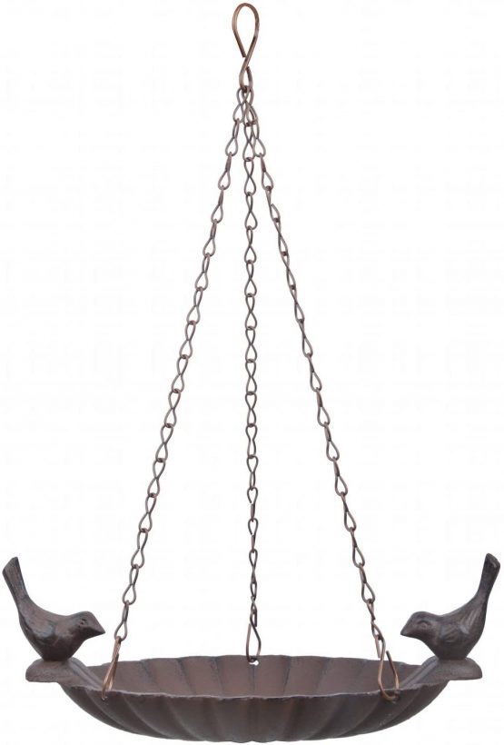 Fallen Fruits FB377 Ltd Hanging Bath with (2 Birds), Brown