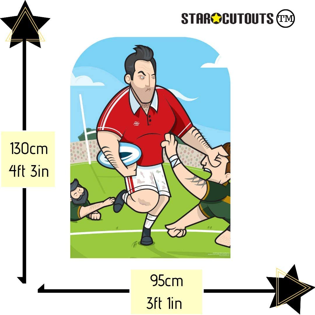 STAR CUTOUTS SC1452 Rugby Superstar Child Size Stand In Cardboard Standee Perfect for Fans Shows, Events - Image 4