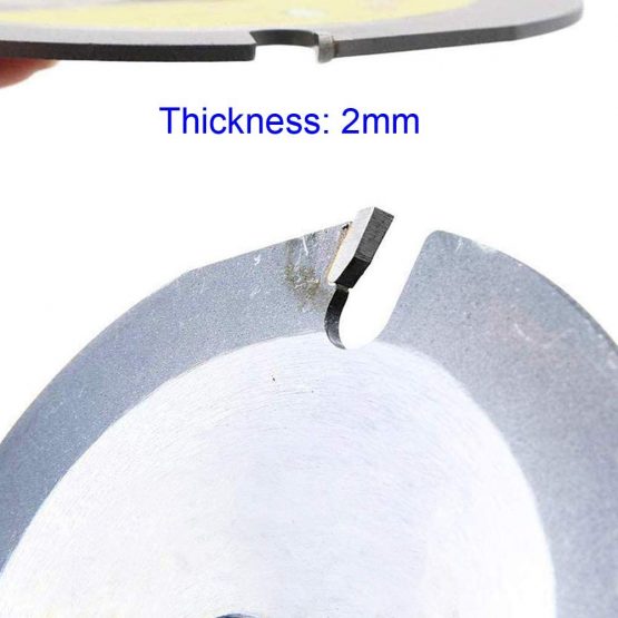 Grinder Wood Cutting Blade Disc, Wood Disc Circular Saw Blade Cutter Tool, 4 inch Angle Grinder-3 Teeth Shaping Disc for 100/115 Angle Grinder - Image 3