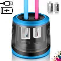 Electric Pencil Sharpeners, USB and Battery Mains Power, ARPDJK 2 Hole Heavy Duty Electronic Automatic Desktop Pencil Sharpener with Big Container for Kids Artist, Home Classroom and Office