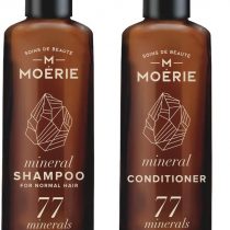 Moerie Mineral Shampoo & Hair Conditioner Set – For Longer, Thicker, Fuller Hair - Vegan Hair Products – Paraben Free Hair Products – All Hair Types – Reverse Hair Loss - 2 x 8.5 fl oz (251ml)