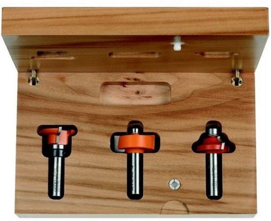 CMT Orange Tools 900.025.11 – Estuche 3 Strawberries for Doors HW S 8 (Lonnie Bird)