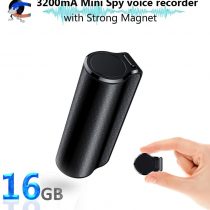 Mini Voice Activated Recorder, 16GB Super Long 1160 Hours Recording Capacity, 365 Standby Battery, Audio Sound Recording Continuous Listening Device with Strong Magnetic
