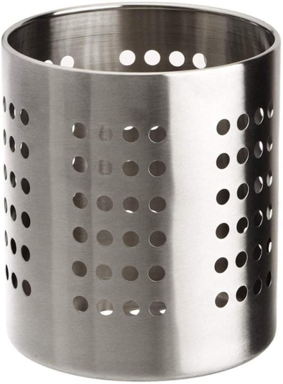 Happy Friends - Cutlery Holder and Kitchen Utensil Holder - Stainless Steel - Set of 2 - Image 3