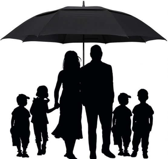 G4Free 72 Inch Oversize Golf Umbrella Automatic Open Huge Large Double Canopy Stick Umbrellas Vented Windproof Outdoor Doorman Umbrella Family Umbrella - Image 2