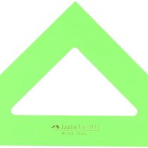 Faber-Castell 566-21cm Set-Square, Green