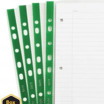 Eastlight Punched Pockets A4 Plus Glass Clear Extra Strong [ Box 150 ] 75 Micron Each Pocket Can Hold up to 40 Sheets !!!