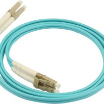 Jopto LC to LC OM4 Fibre Patch Cable Multimode (LSZH) 50/125 10G Duplex 1m/ 100cm Fibre Optic Cable LC/UPC to LC/UPC OM4 Multimode Duplex Fibre Optic Cable 50/125um LSZH - Optics Lead Series